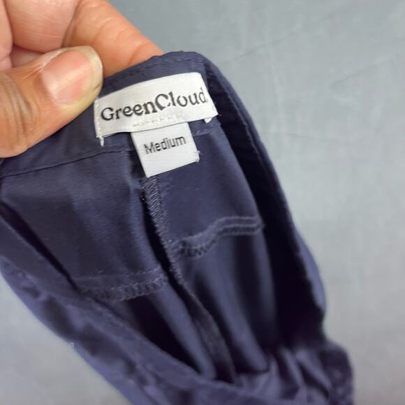 Greencloud. Drawstring Nurse's Scrubs Women's Size Medium Made in the USA - Picture 4 of 10
